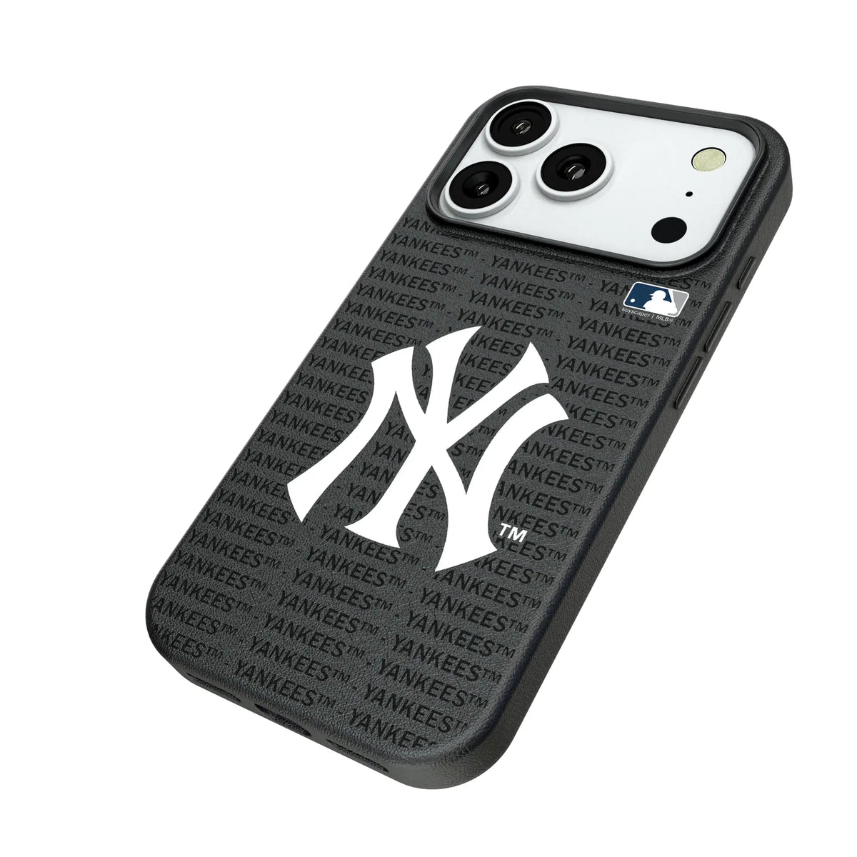 New York Yankees Text Backdrop MagSafe Compatible Phone Case for Apple iPhone