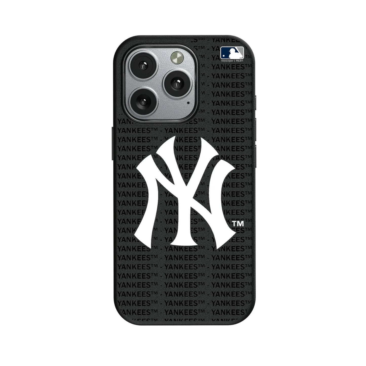 New York Yankees Text Backdrop MagSafe Compatible Phone Case for Apple iPhone