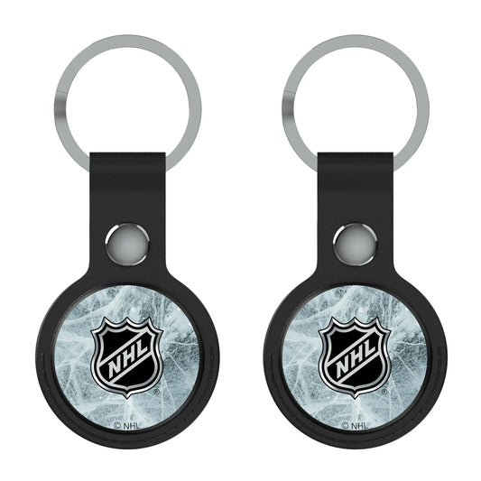 NHL BaseOne Black Airtag Holder 2-Pack