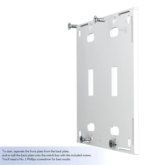 NHL Fashion Pattern Hidden-Screw Light Switch Plate
