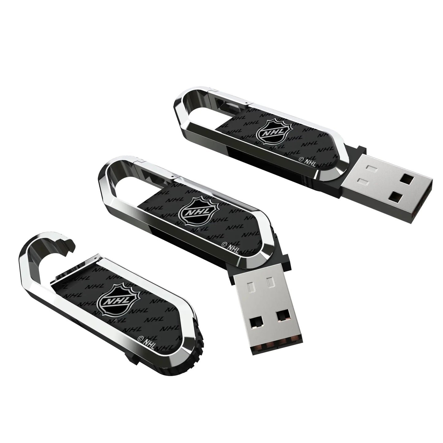 NHL Fashion Pattern USB 64GB Clip Style Flash Drive