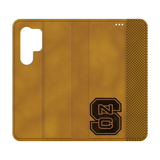 North Carolina State University Wolfpack Burn Folio Phone Case for Samsung Galaxy