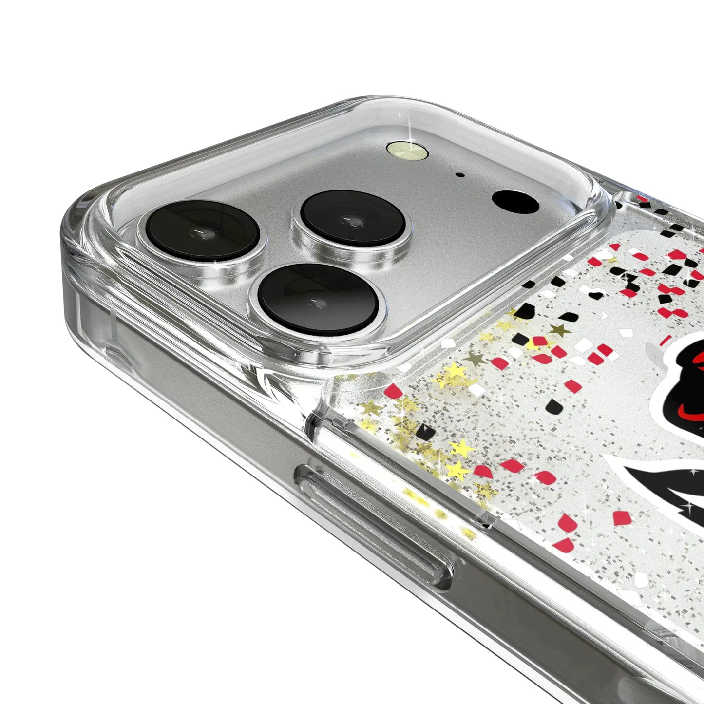 North Carolina State University Wolfpack Confetti Glitter Phone Case for Apple iPhone