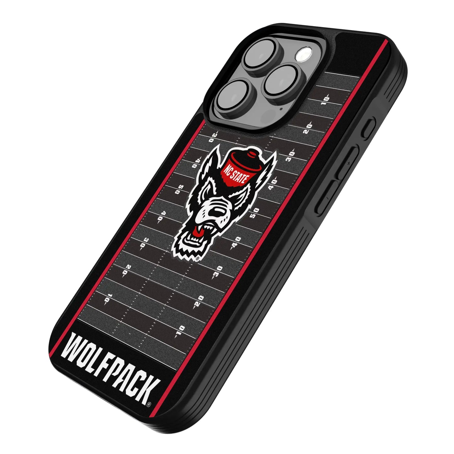 North Carolina State University Wolfpack Field Bump Phone Case for Apple iPhone