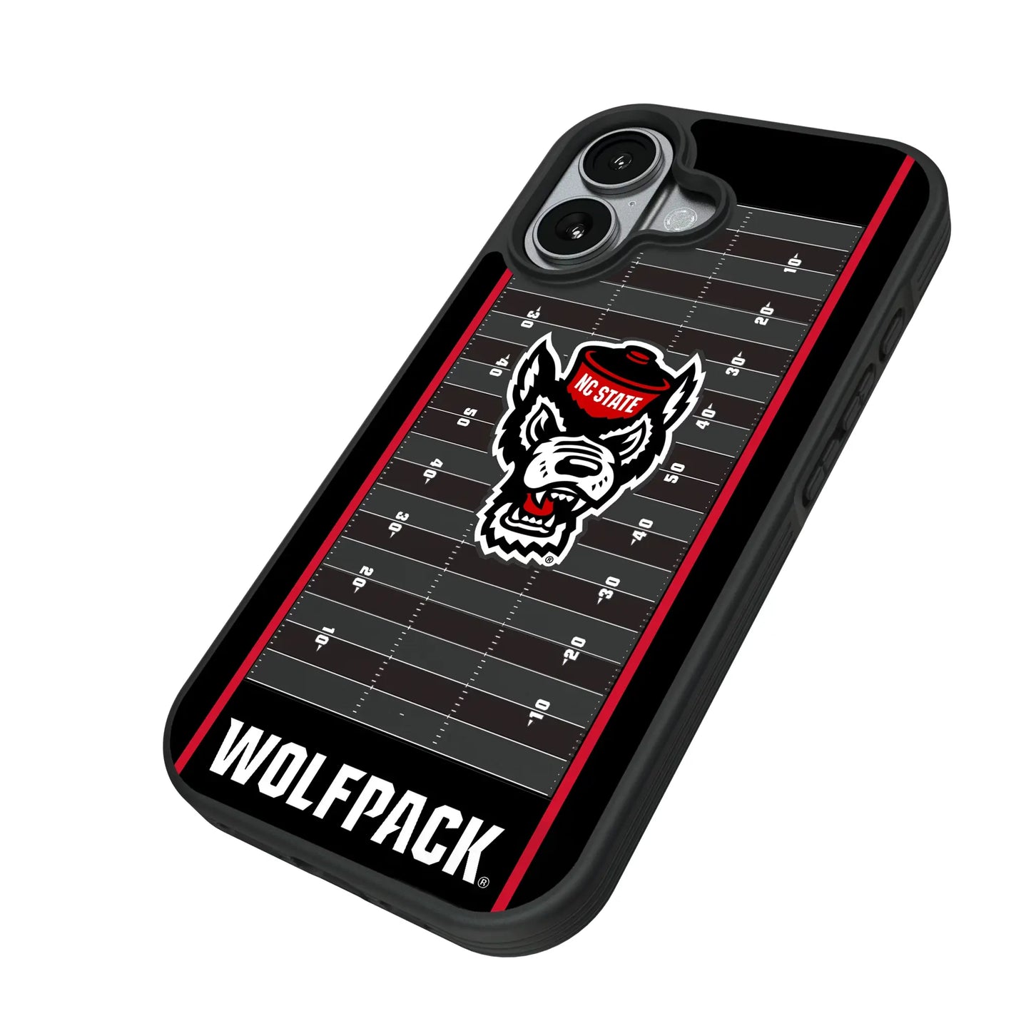 North Carolina State University Wolfpack Field Bump Phone Case for Apple iPhone