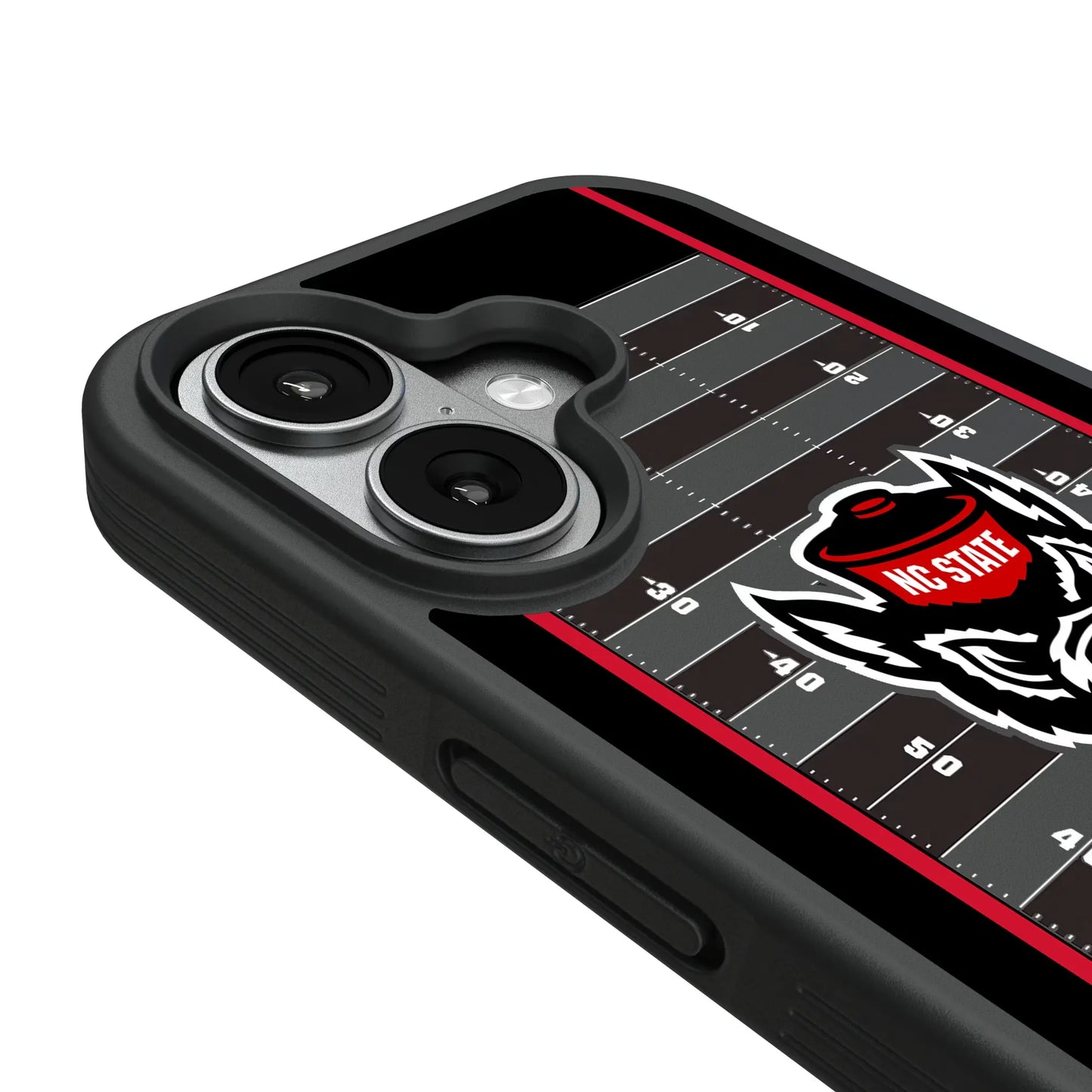 North Carolina State University Wolfpack Field Bump Phone Case for Apple iPhone