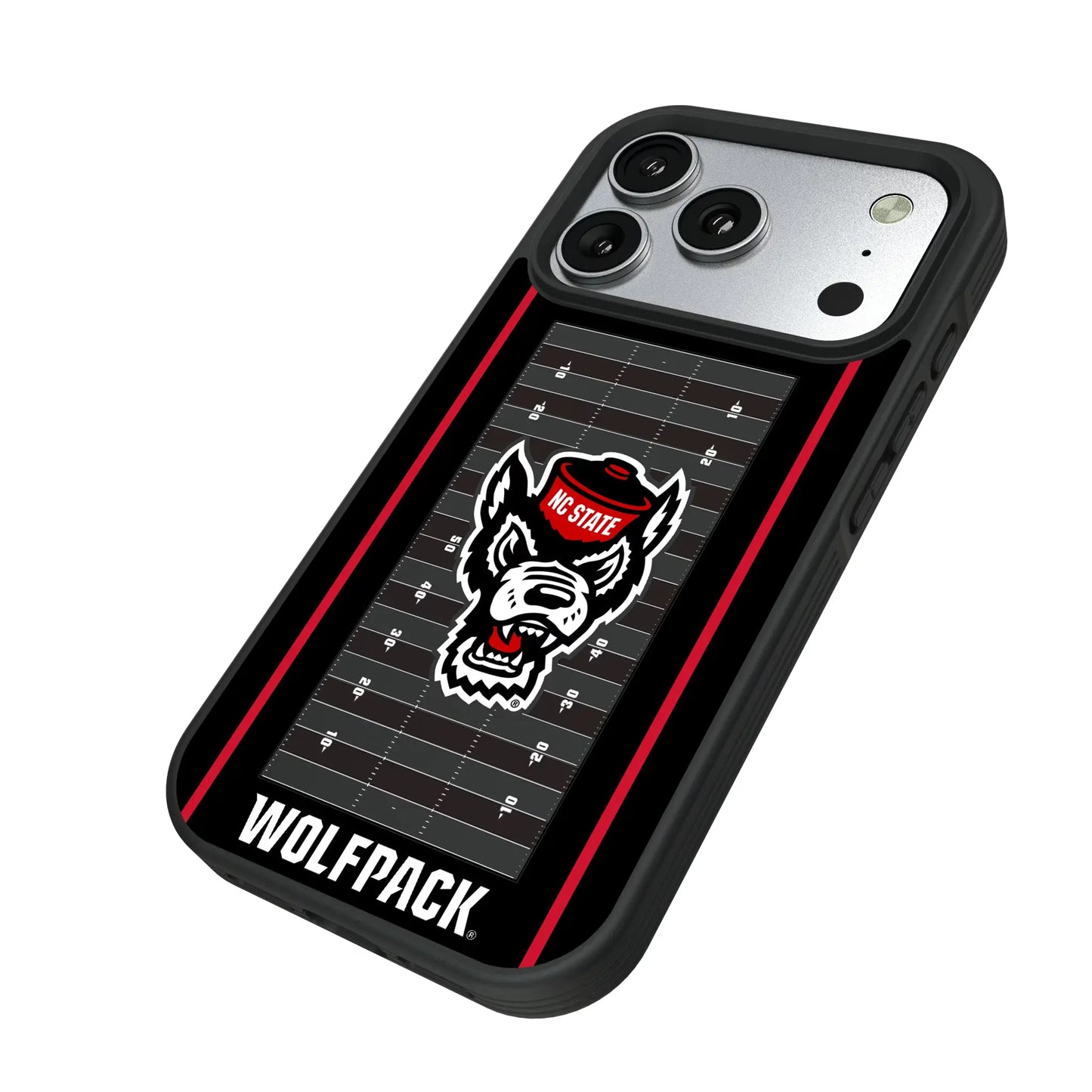 North Carolina State University Wolfpack Field Bump Phone Case for Apple iPhone