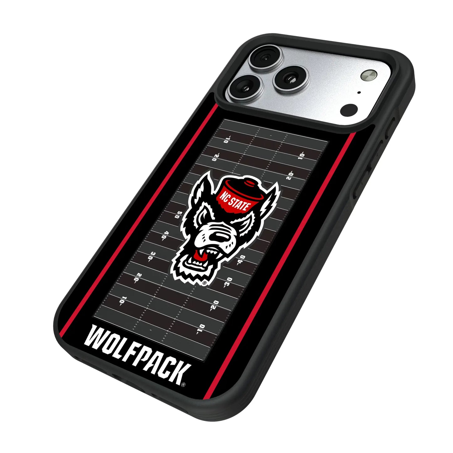 North Carolina State University Wolfpack Field Bump Phone Case for Apple iPhone