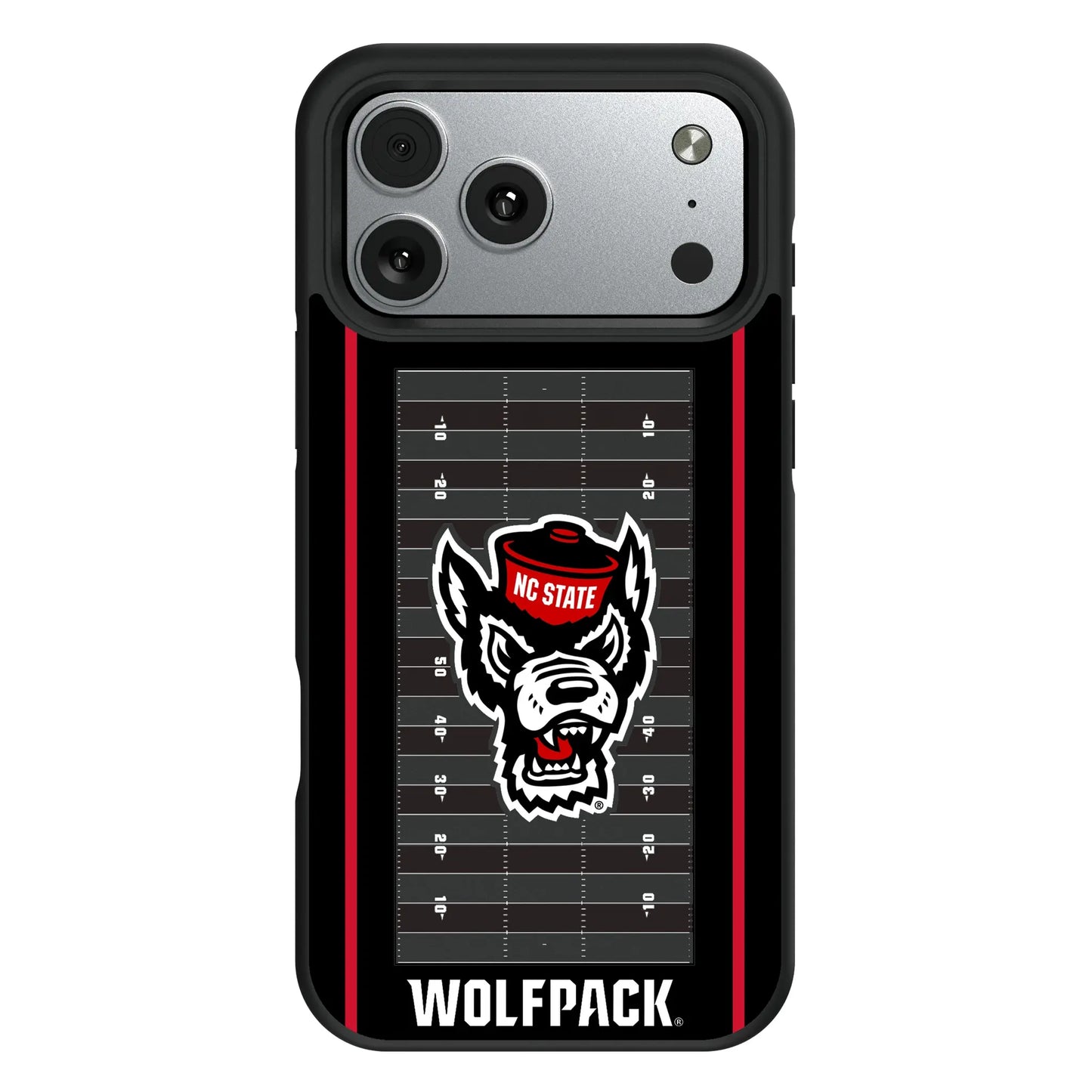 North Carolina State University Wolfpack Field Bump Phone Case for Apple iPhone