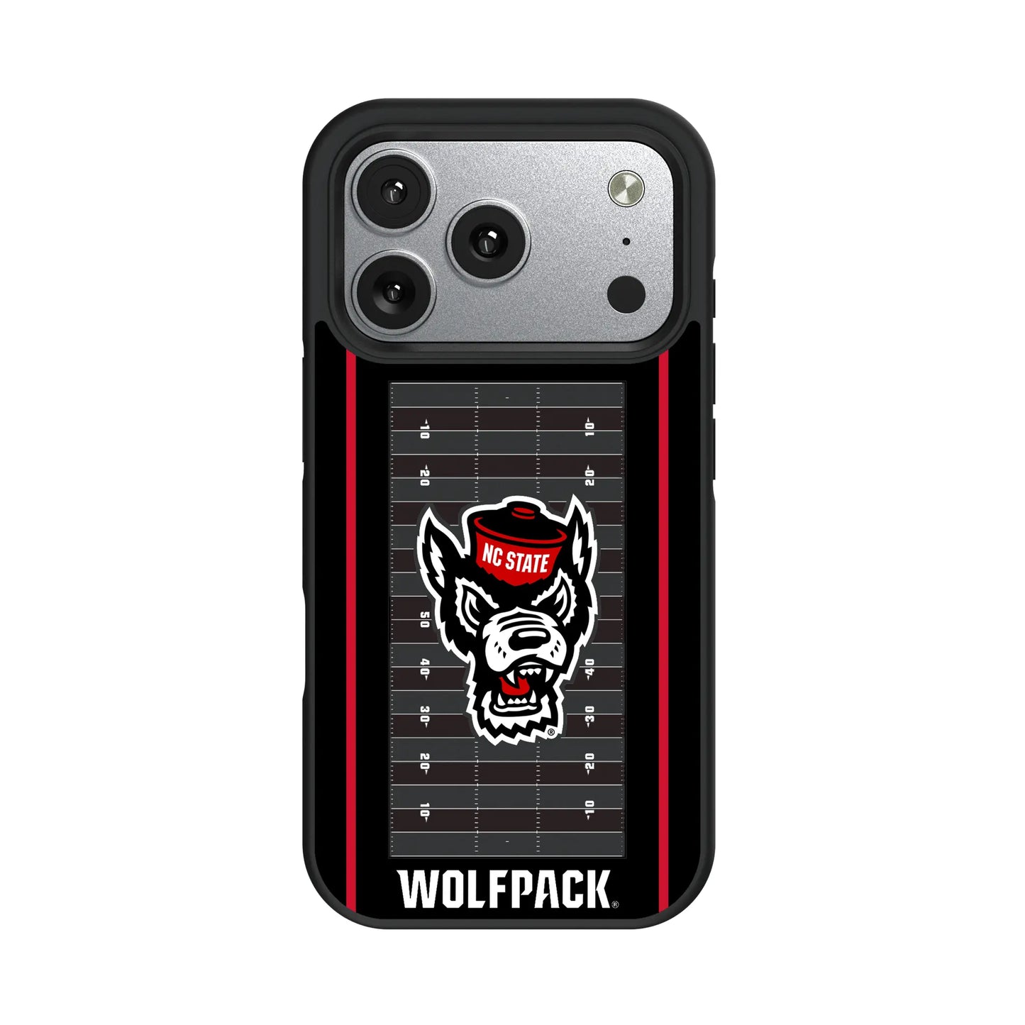 North Carolina State University Wolfpack Field Bump Phone Case for Apple iPhone