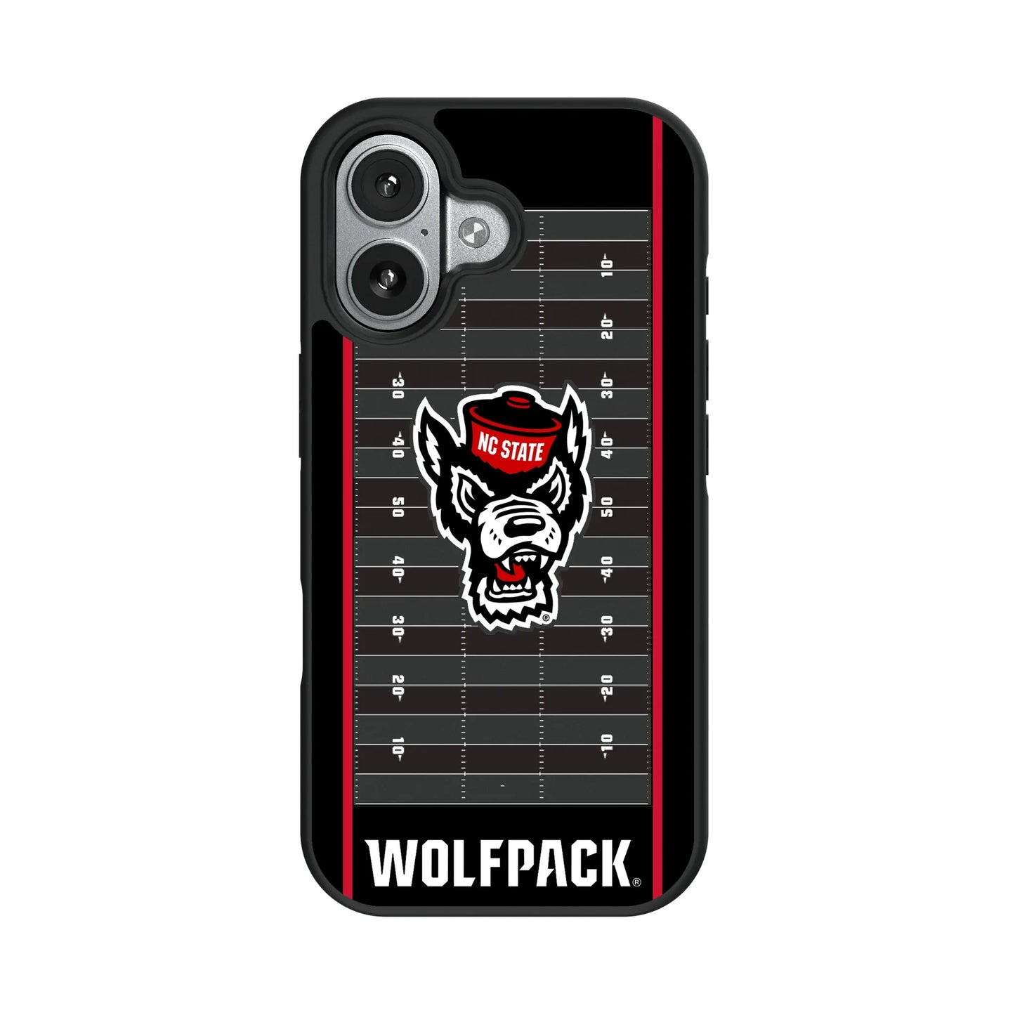 North Carolina State University Wolfpack Field Bump Phone Case for Apple iPhone