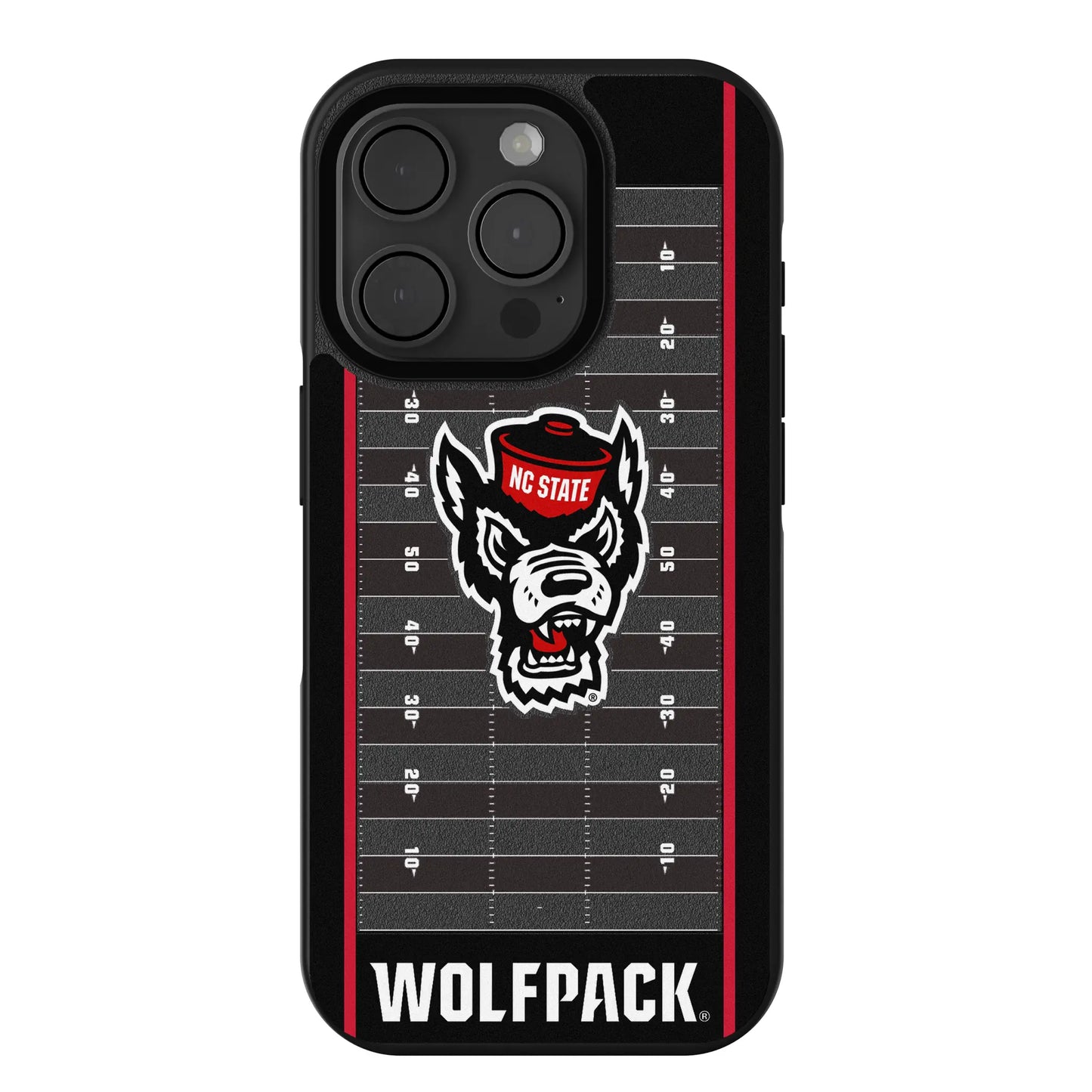 North Carolina State University Wolfpack Field Bump Phone Case for Apple iPhone