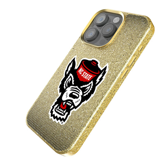 North Carolina State University Wolfpack Linen Bling Phone Case for Apple iPhone