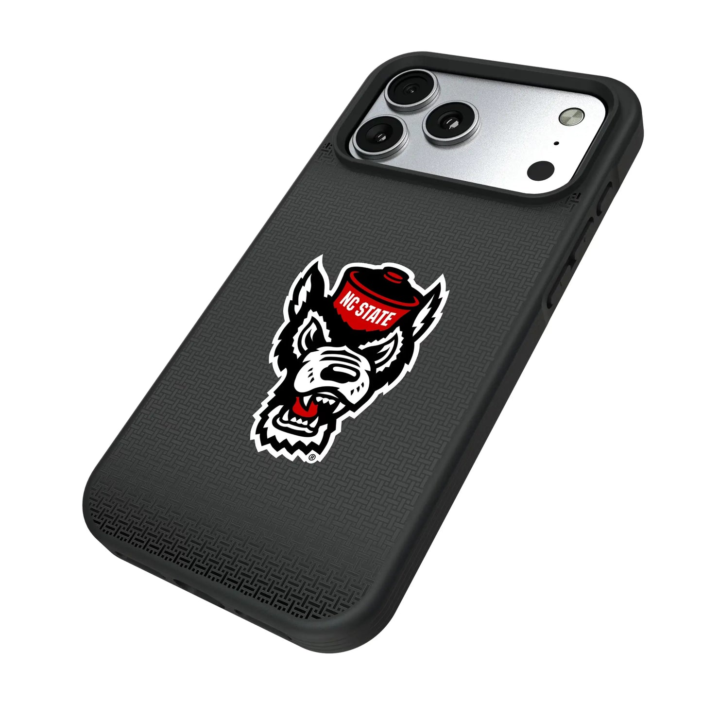 North Carolina State University Wolfpack Linen Bump Phone Case for Apple iPhone