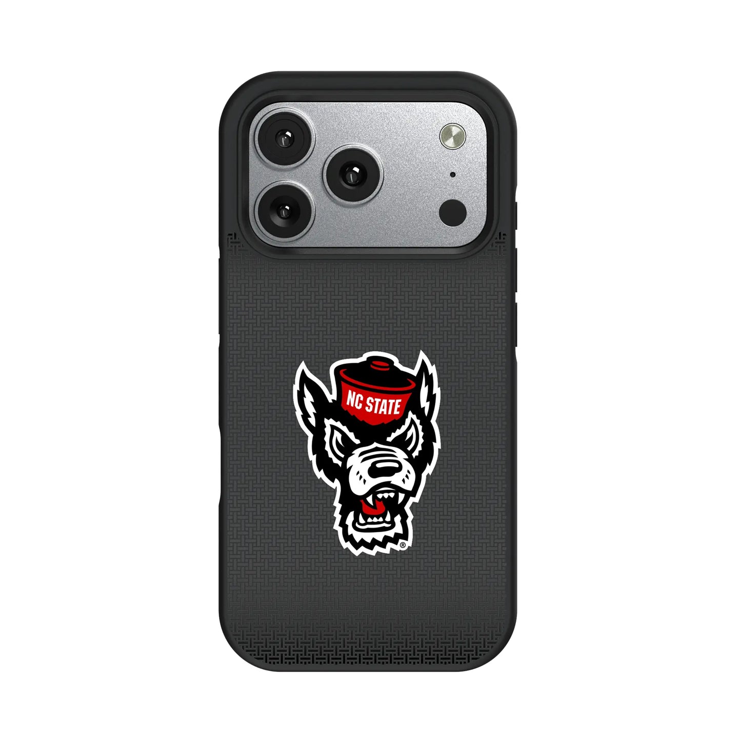 North Carolina State University Wolfpack Linen Bump Phone Case for Apple iPhone