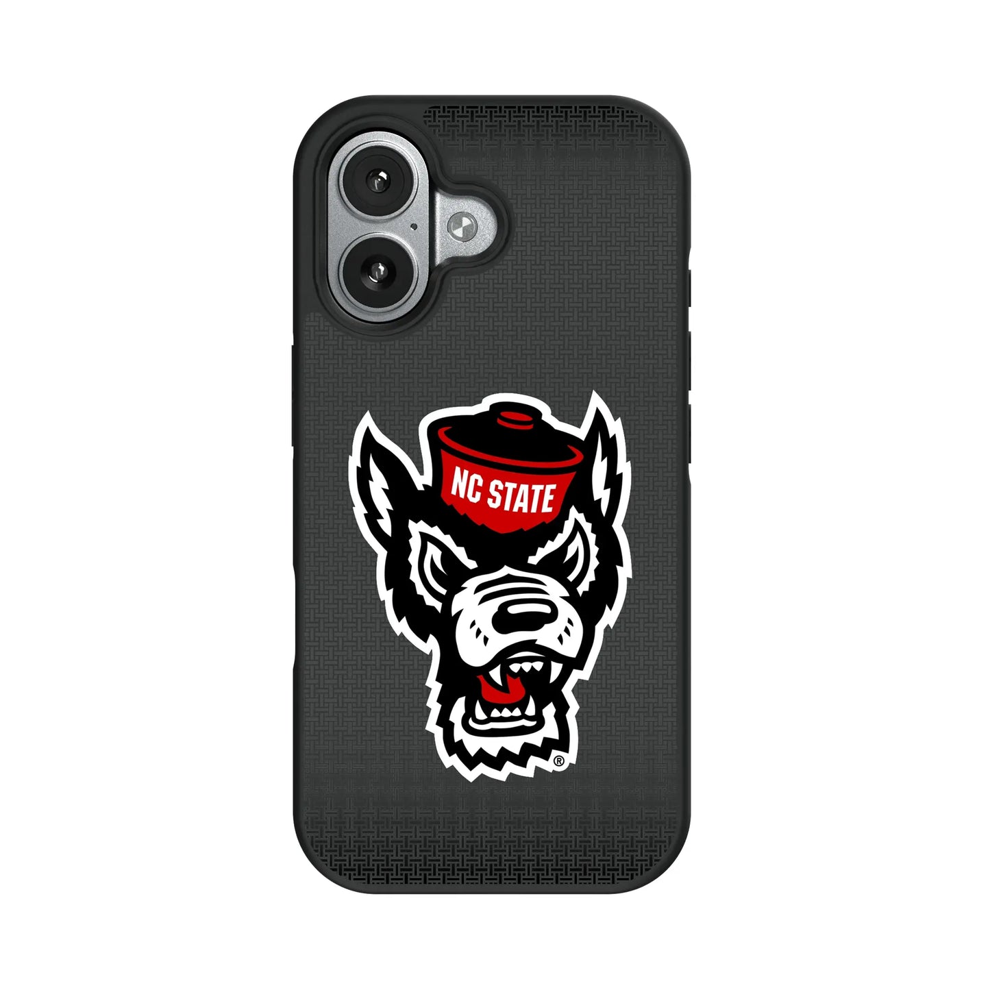 North Carolina State University Wolfpack Linen Bump Phone Case for Apple iPhone
