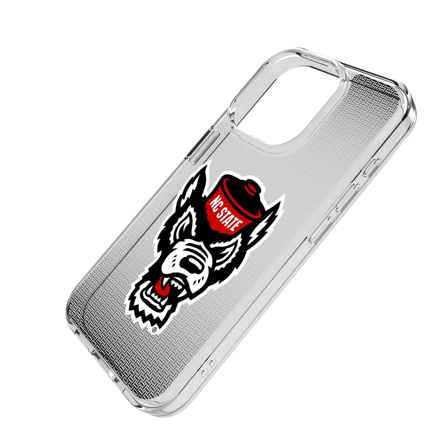 North Carolina State University Wolfpack Linen Clear Phone Case for Apple iPhone