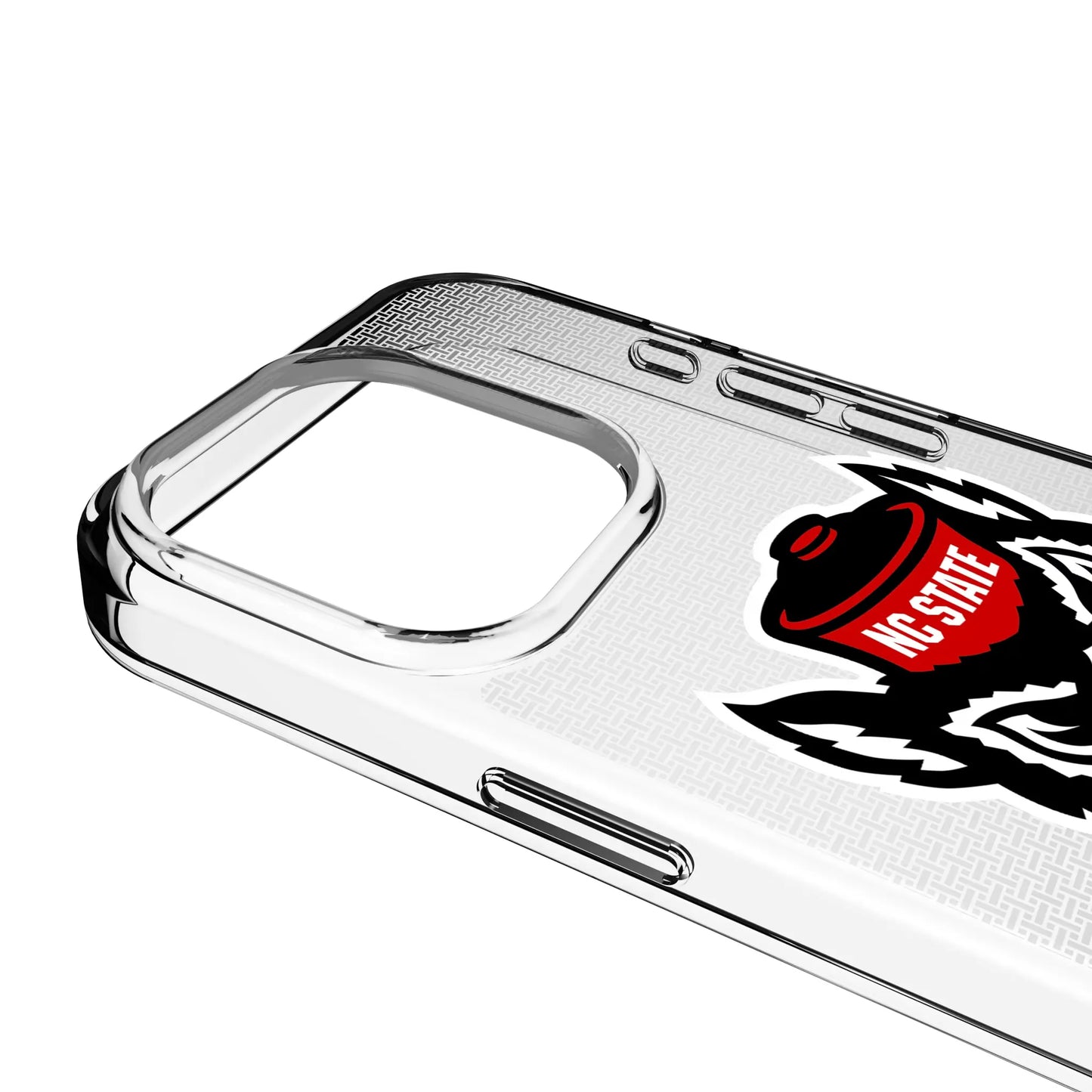 North Carolina State University Wolfpack Linen Clear Phone Case for Apple iPhone