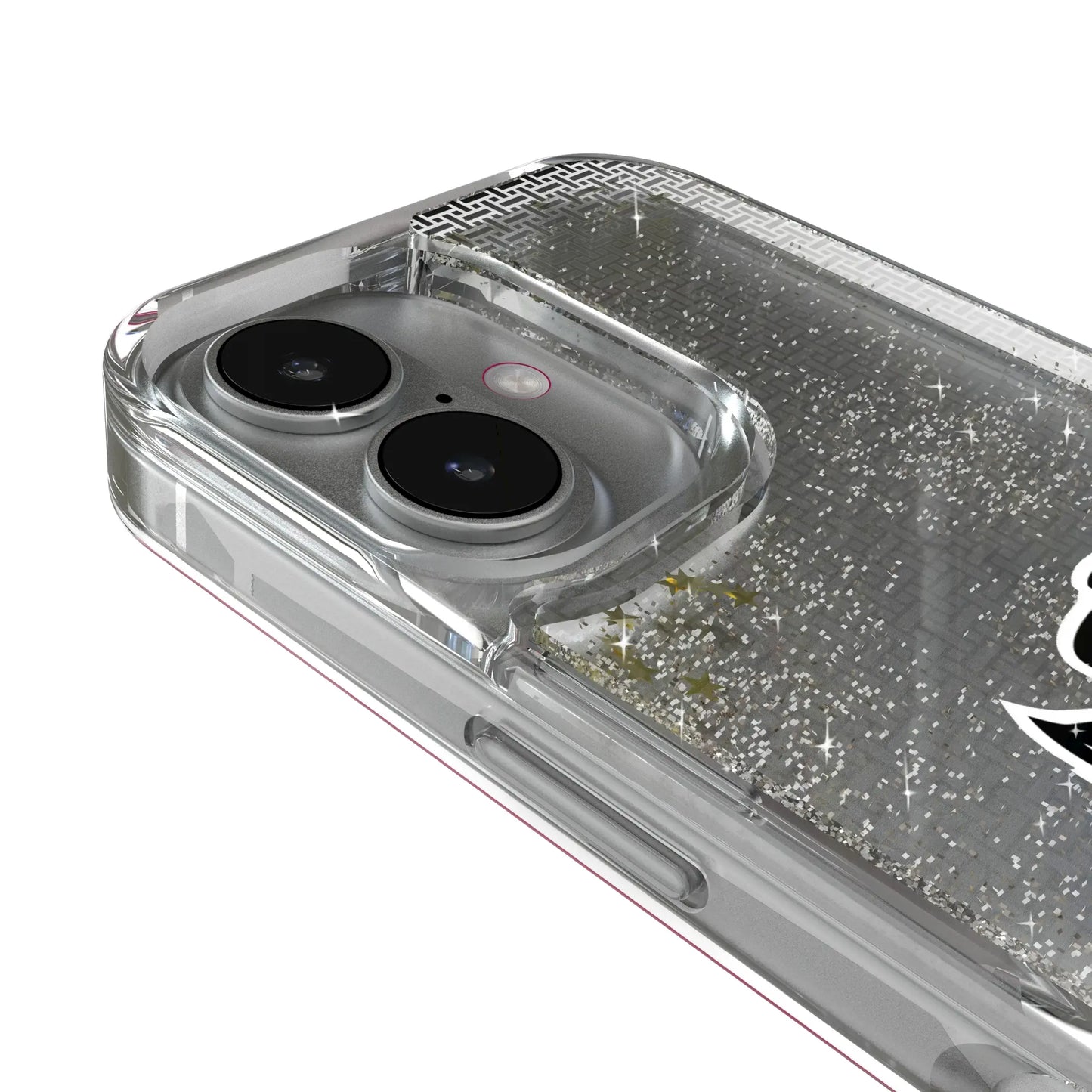 North Carolina State University Wolfpack Linen Glitter Phone Case for Apple iPhone
