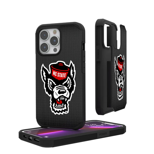 North Carolina State University Wolfpack Linen Rugged Phone Case for Apple iPhone