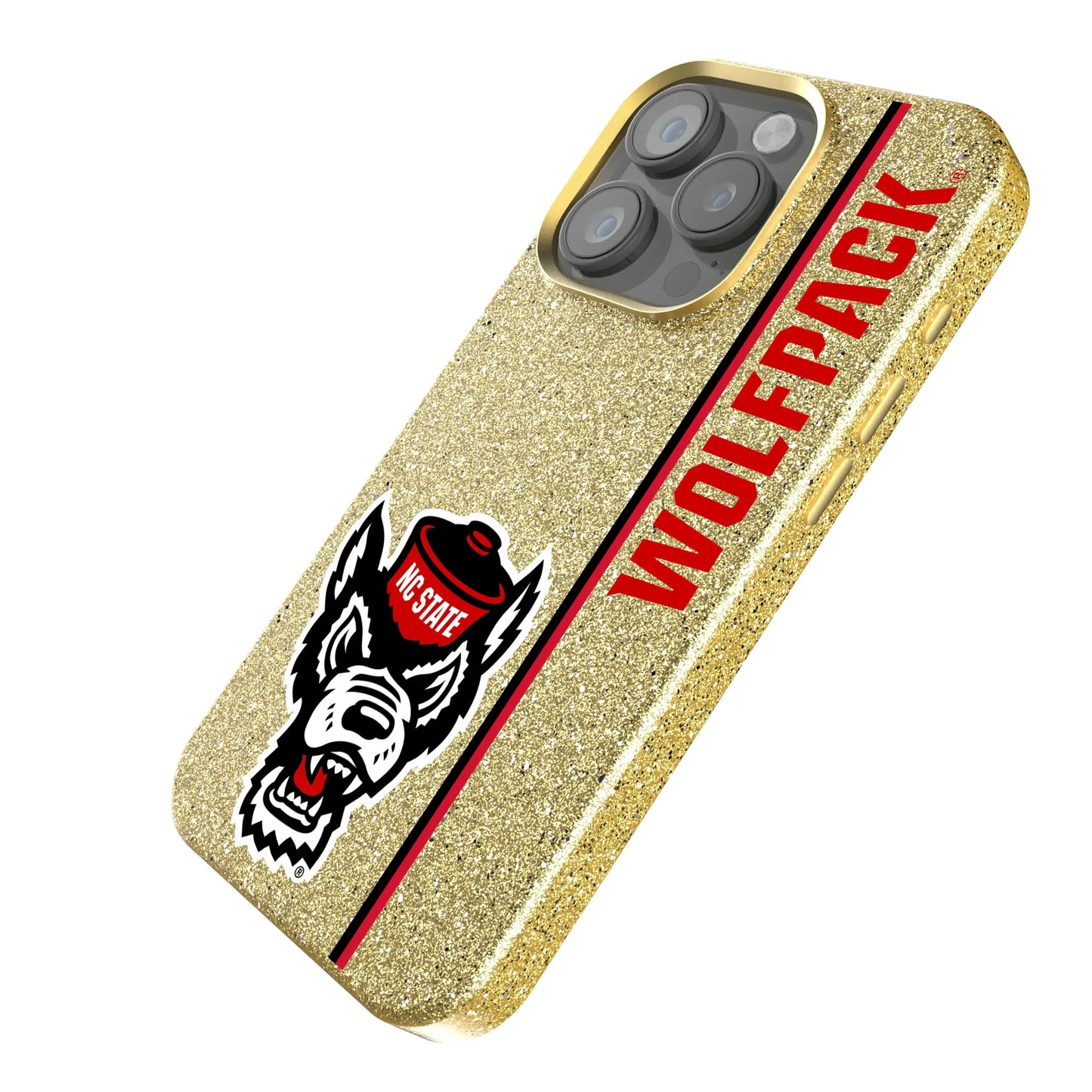 North Carolina State University Wolfpack Sidebar Bling Phone Case for Apple iPhone