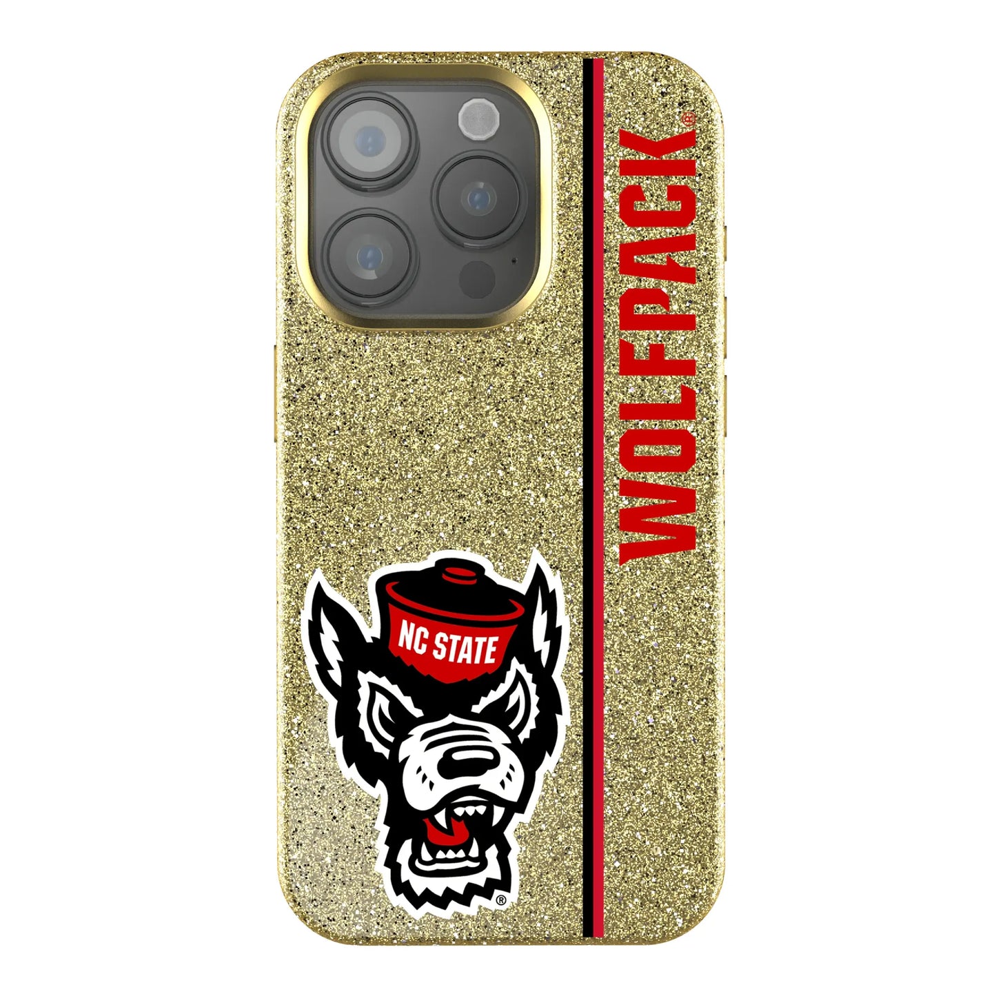 North Carolina State University Wolfpack Sidebar Bling Phone Case for Apple iPhone