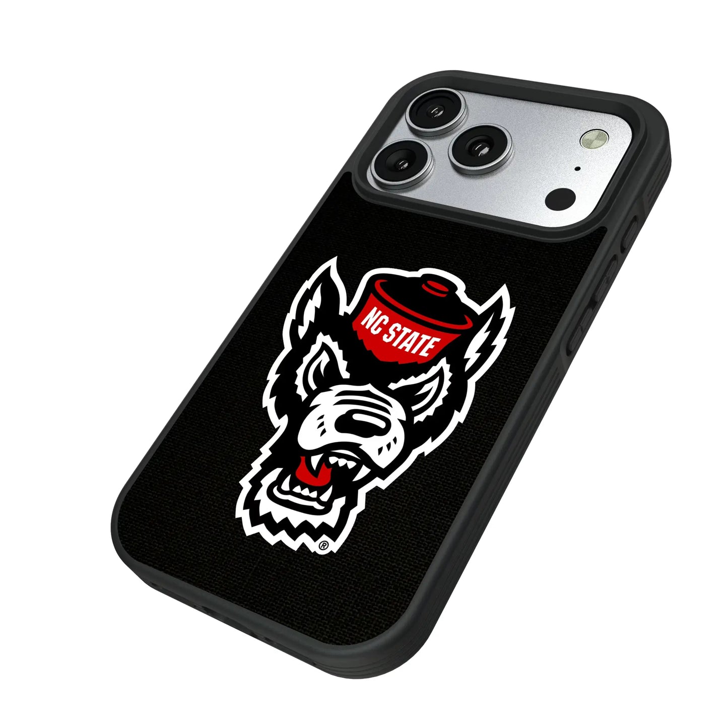 North Carolina State University Wolfpack Solid Bump Phone Case for Apple iPhone