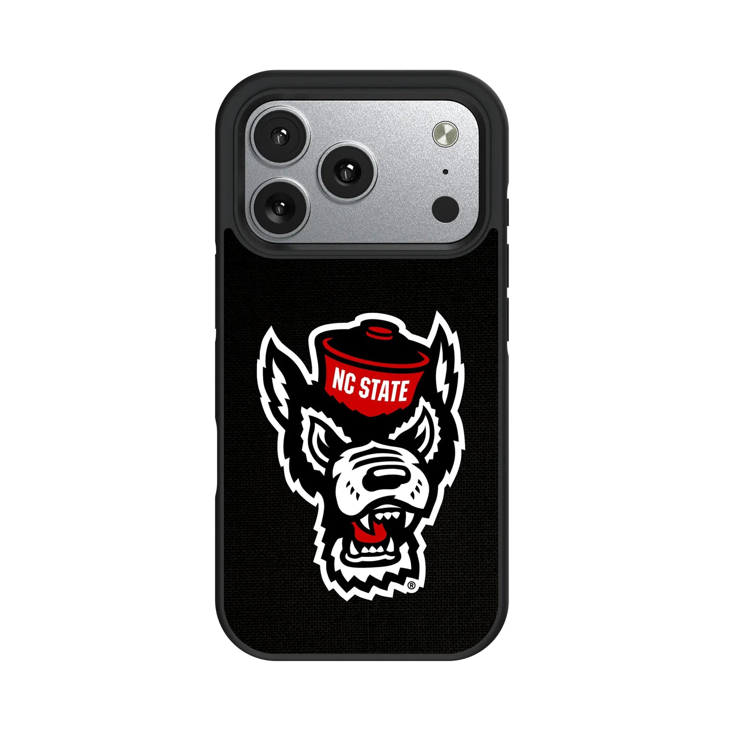 North Carolina State University Wolfpack Solid Bump Phone Case for Apple iPhone
