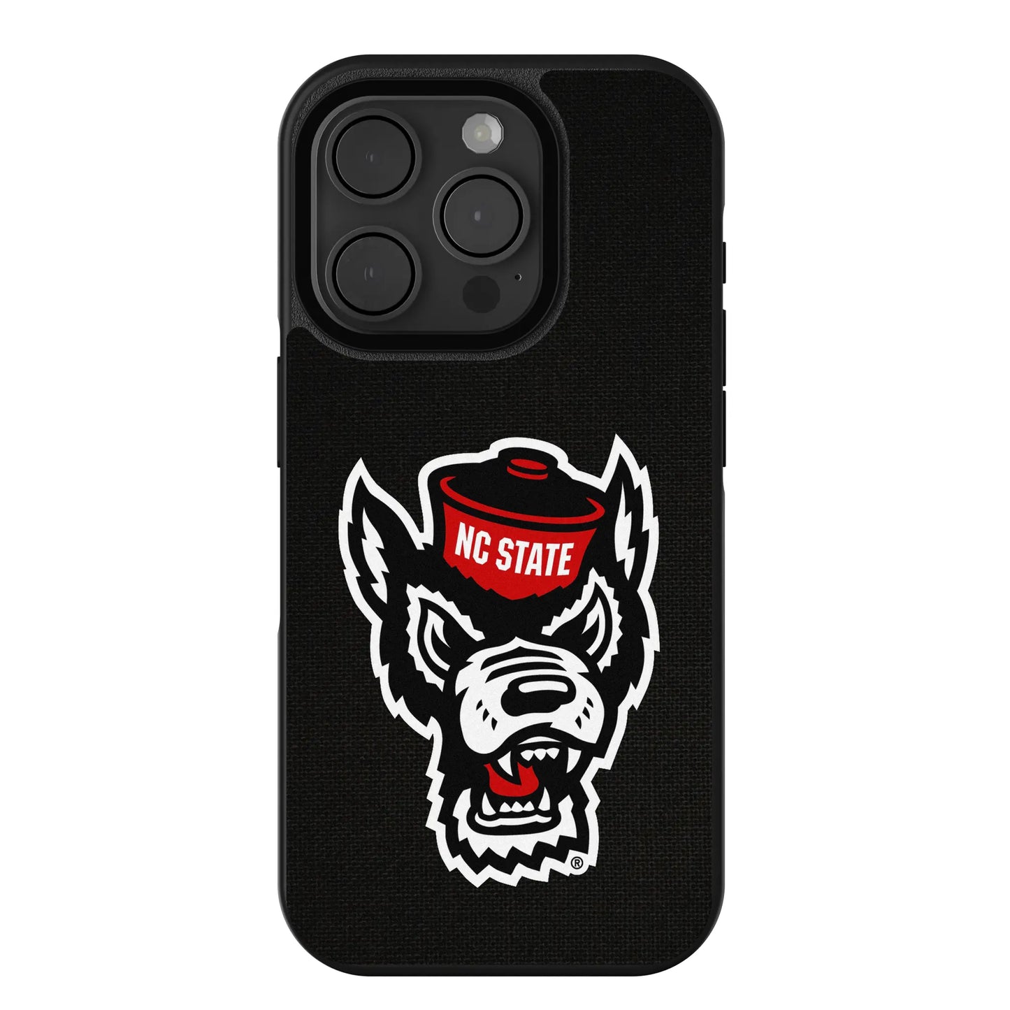 North Carolina State University Wolfpack Solid Bump Phone Case for Apple iPhone