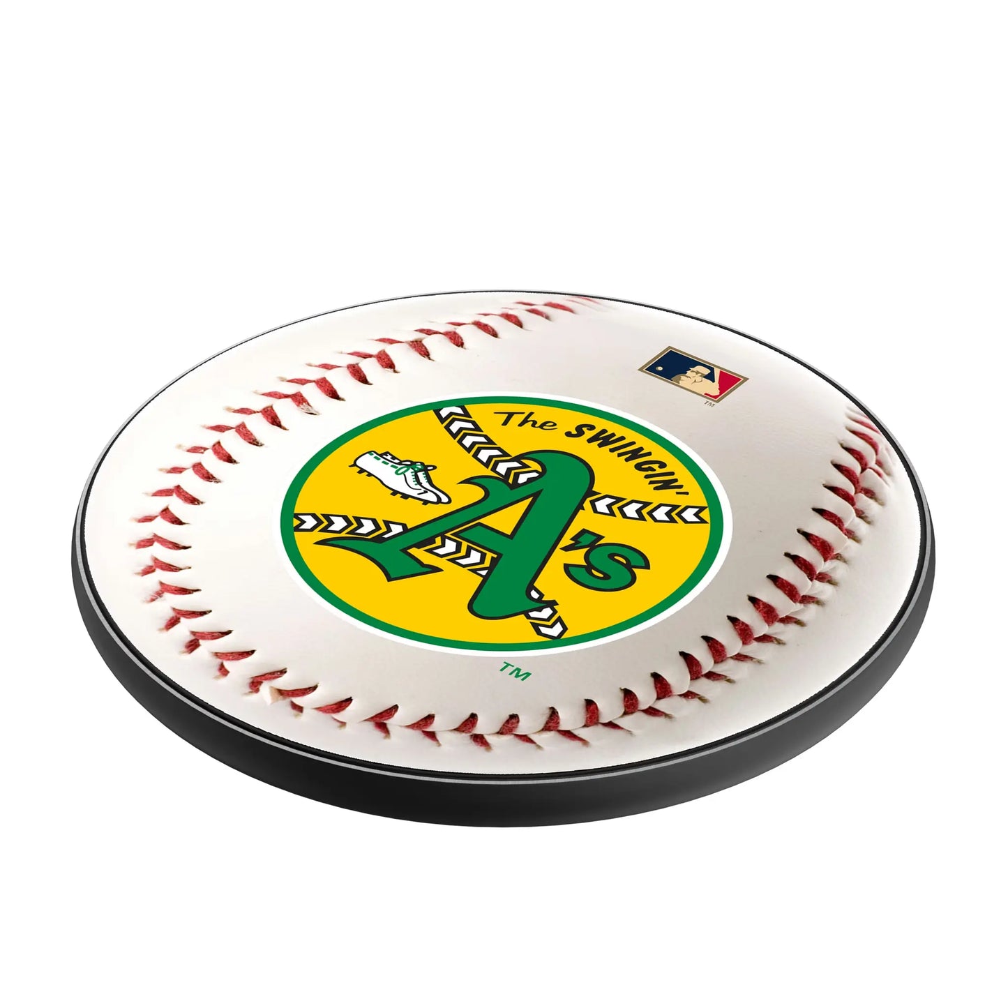 Oakland As 1971-1981 - Cooperstown Collection Baseball 15-Watt Wireless Charger