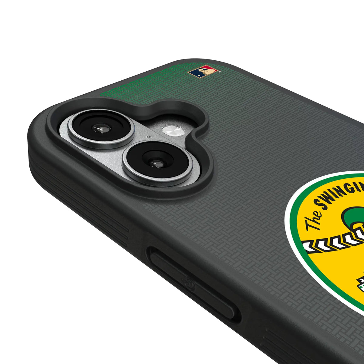 Oakland As 1971-1981 - Cooperstown Collection Linen Bump Phone Case for Apple iPhone