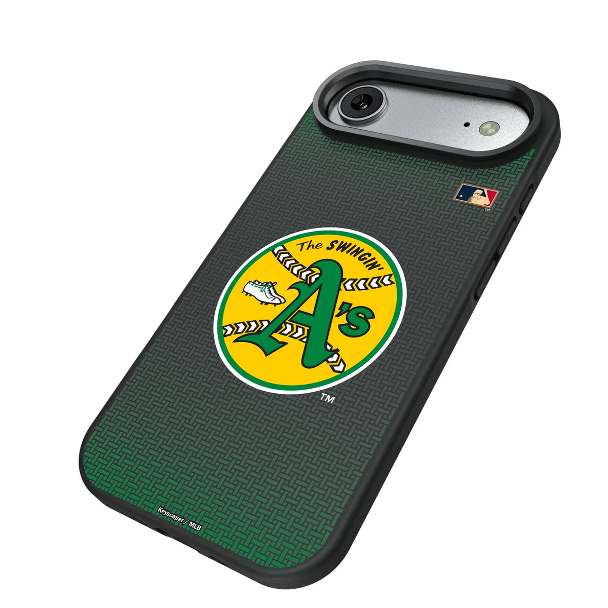 Oakland As 1971-1981 - Cooperstown Collection Linen Bump Phone Case for Apple iPhone