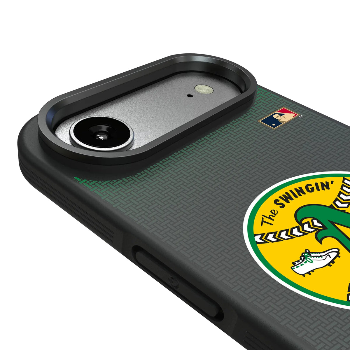 Oakland As 1971-1981 - Cooperstown Collection Linen Bump Phone Case for Apple iPhone