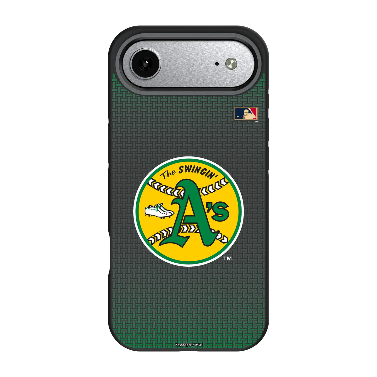 Oakland As 1971-1981 - Cooperstown Collection Linen Bump Phone Case for Apple iPhone