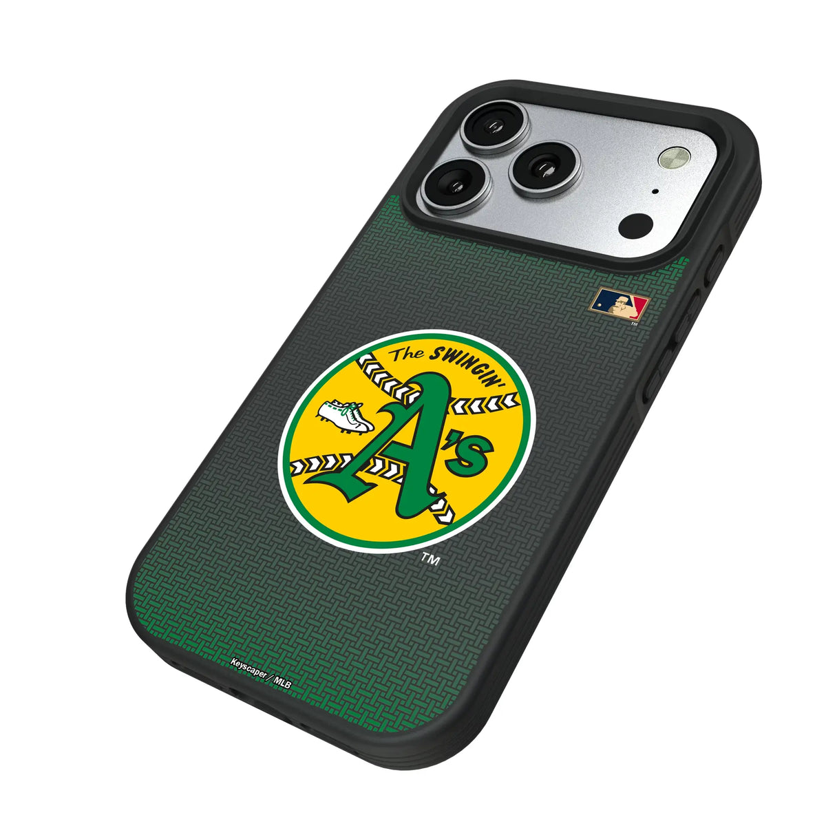 Oakland As 1971-1981 - Cooperstown Collection Linen Bump Phone Case for Apple iPhone