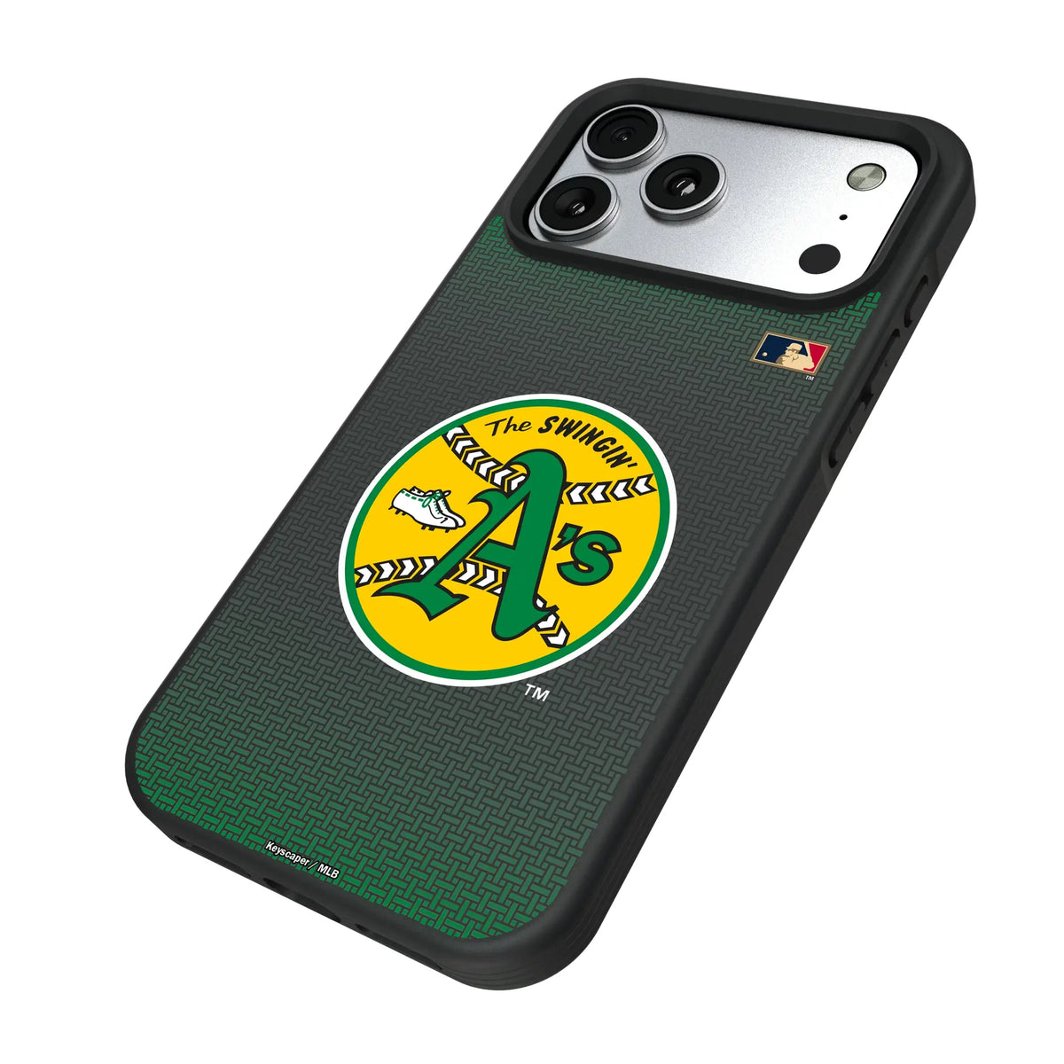 Oakland As 1971-1981 - Cooperstown Collection Linen Bump Phone Case for Apple iPhone