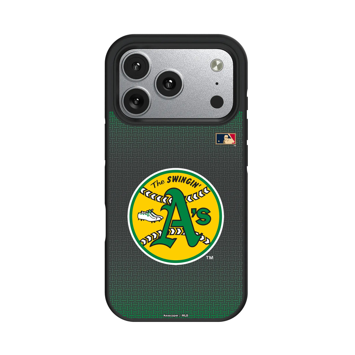 Oakland As 1971-1981 - Cooperstown Collection Linen Bump Phone Case for Apple iPhone