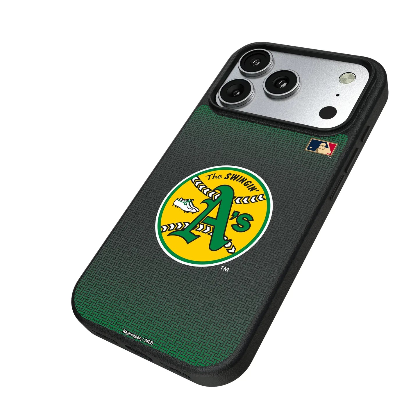 Oakland As 1971-1981 - Cooperstown Collection Linen MagSafe Compatible Phone Case for Apple iPhone