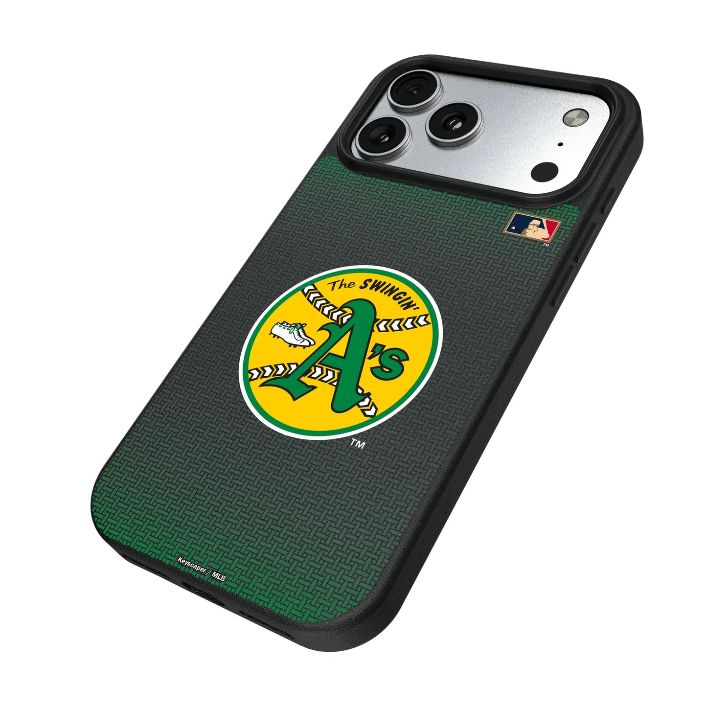 Oakland As 1971-1981 - Cooperstown Collection Linen MagSafe Compatible Phone Case for Apple iPhone