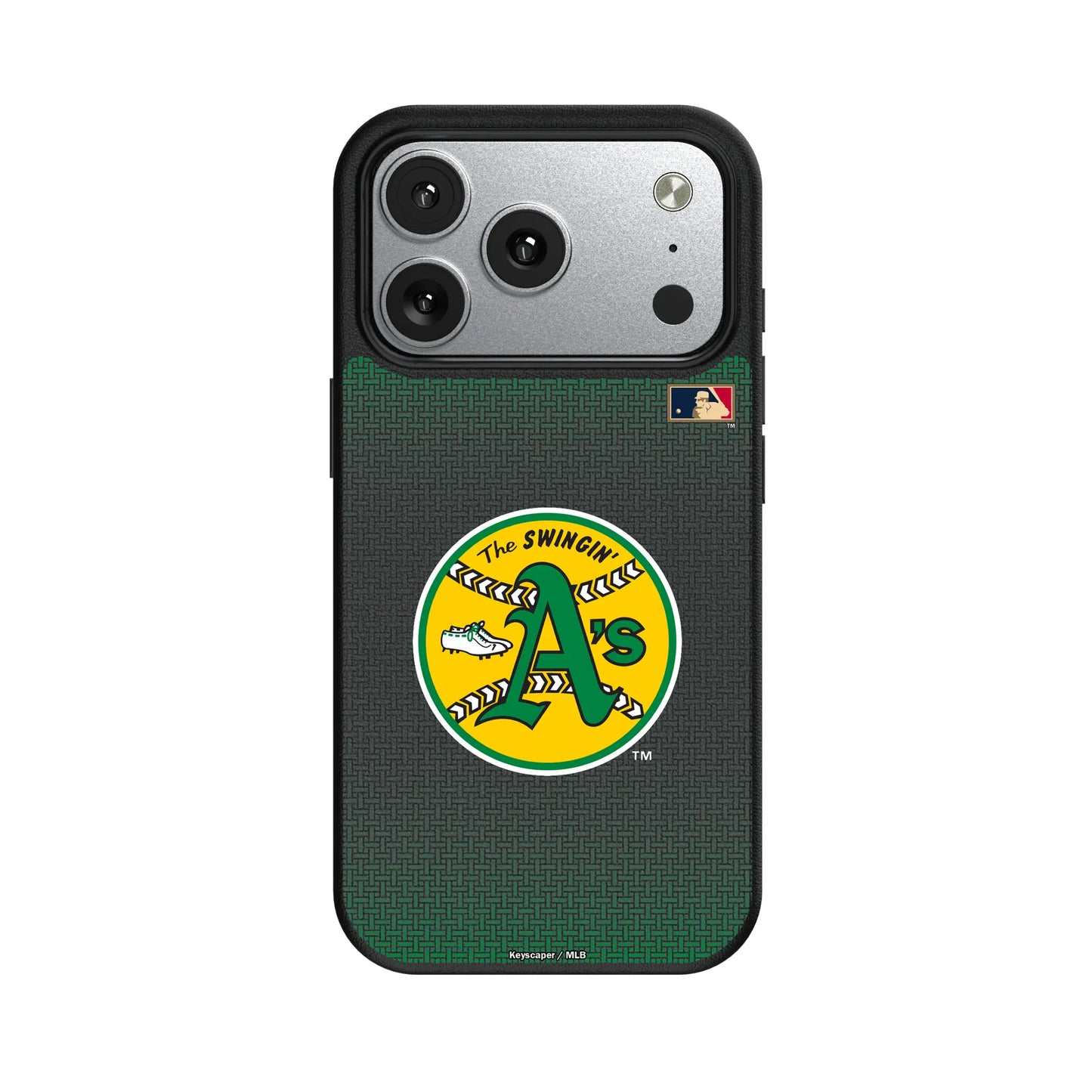 Oakland As 1971-1981 - Cooperstown Collection Linen MagSafe Compatible Phone Case for Apple iPhone