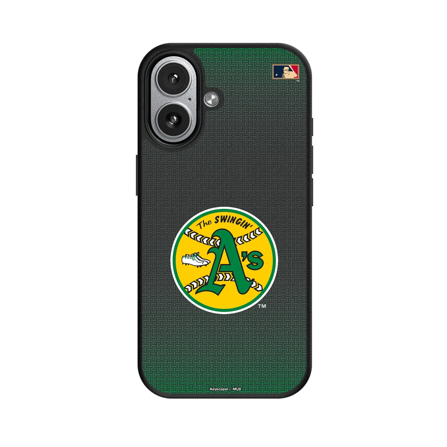 Oakland As 1971-1981 - Cooperstown Collection Linen MagSafe Compatible Phone Case for Apple iPhone