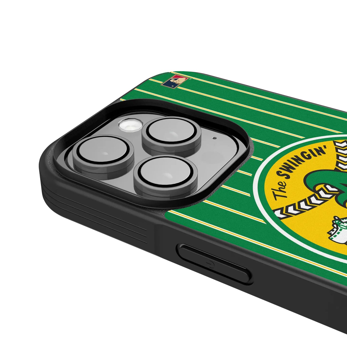 Oakland As 1971-1981 - Cooperstown Collection Pinstripe Bump Phone Case for Apple iPhone