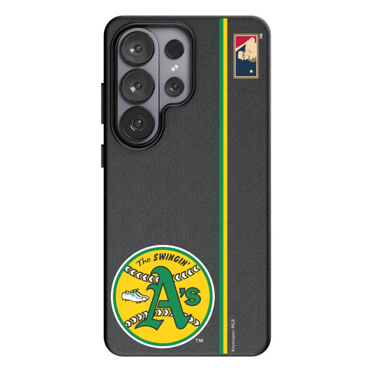 Oakland As 1971-1981 - Cooperstown Collection Sidebar MagSafe Compatible Phone Case for Samsung Galaxy