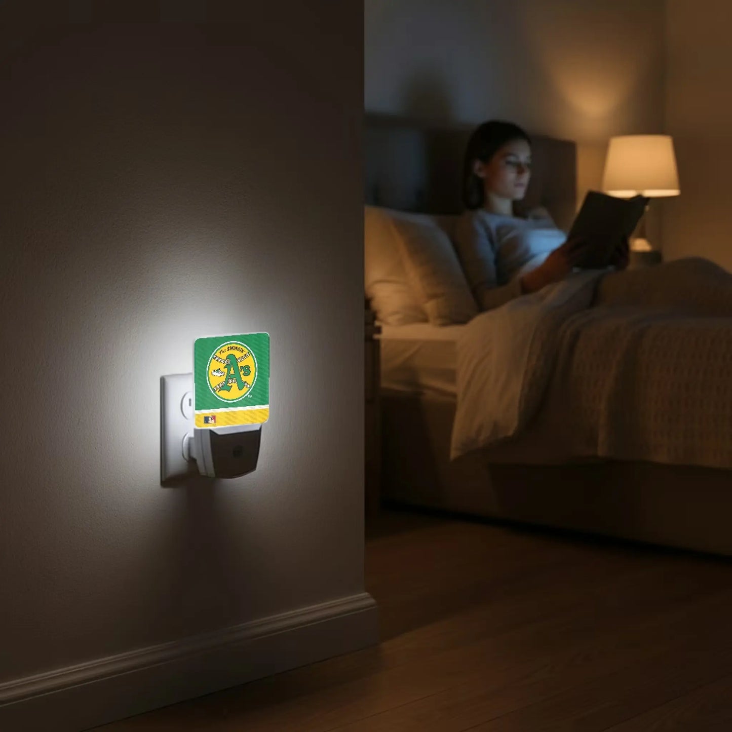 Oakland As 1971-1981 - Cooperstown Collection Stripe Night Light 2-Pack