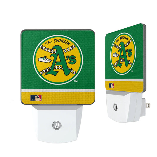 Oakland As 1971-1981 - Cooperstown Collection Stripe Night Light 2-Pack