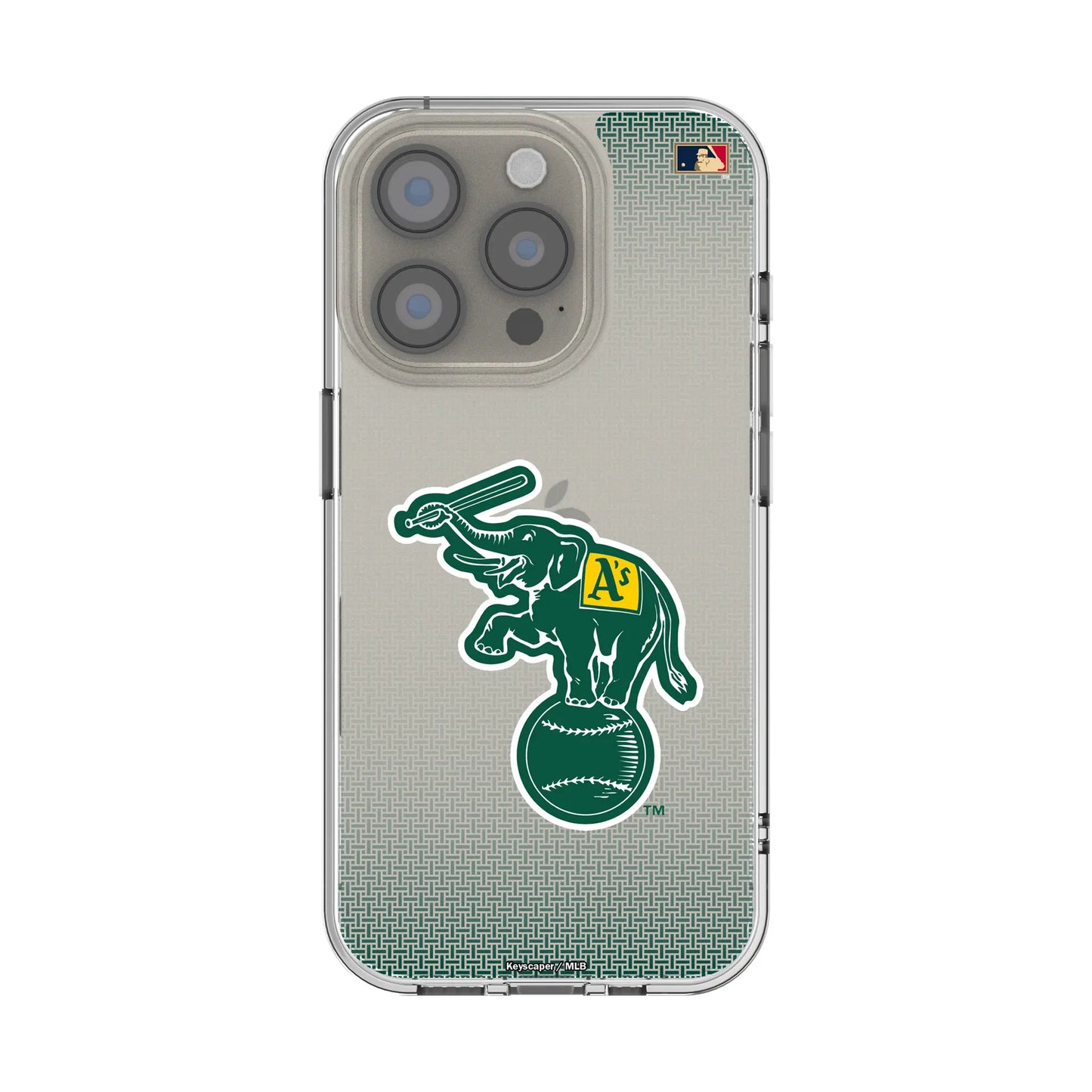 Oakland As Home 1988 - Cooperstown Collection Linen Clear Phone Case for Apple iPhone