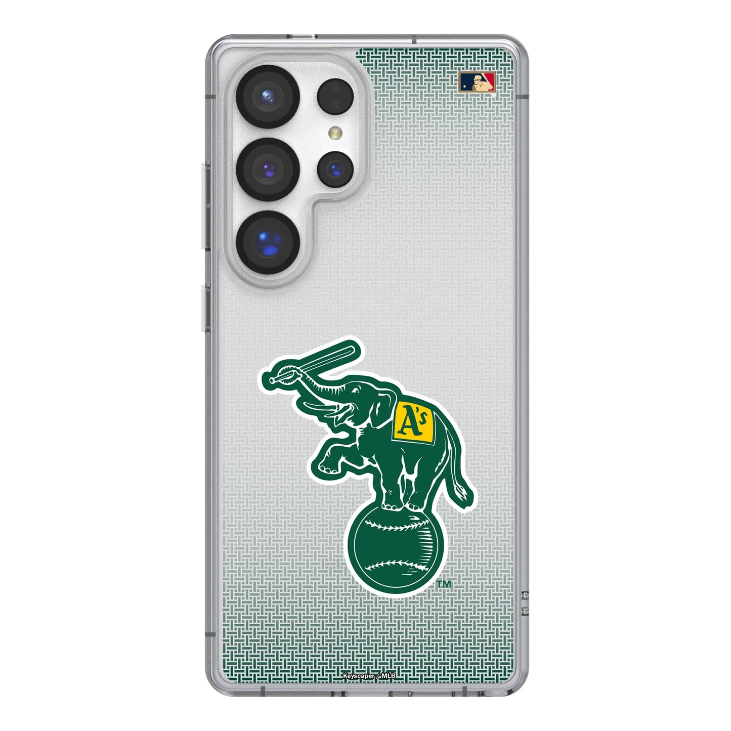Oakland As Home 1988 - Cooperstown Collection Linen Clear Phone Case for Samsung Galaxy