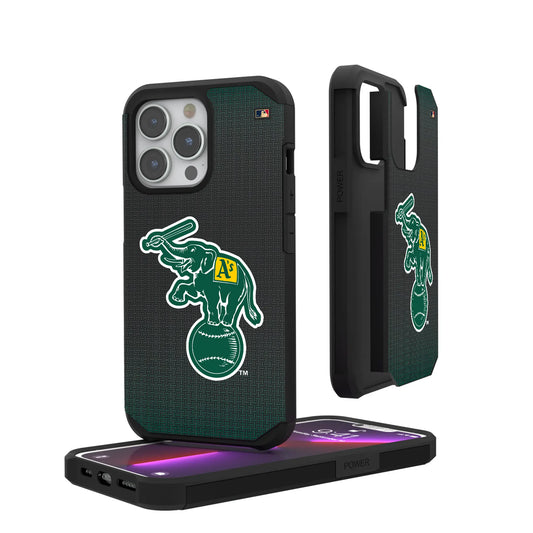 Oakland As Home 1988 - Cooperstown Collection Linen Rugged Phone Case for Apple iPhone