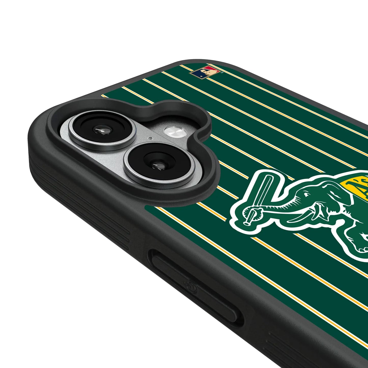 Oakland As Home 1988 - Cooperstown Collection Pinstripe Bump Phone Case for Apple iPhone