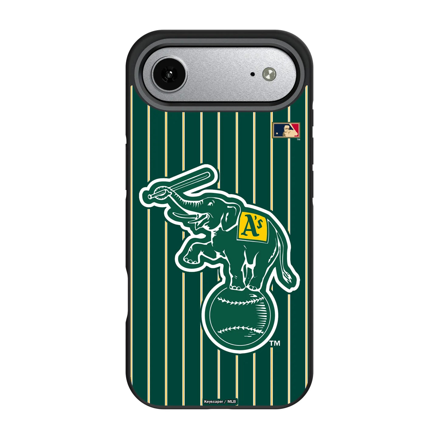 Oakland As Home 1988 - Cooperstown Collection Pinstripe Bump Phone Case for Apple iPhone
